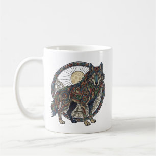 Tribal Wolf Kaffeetasse