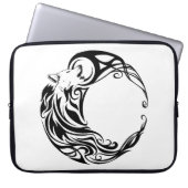 Tribal Wolf Laptopschutzhülle (Vorderseite)