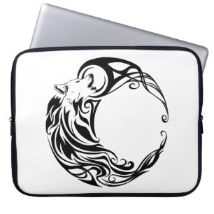 Tribal Wolf Laptopschutzhülle