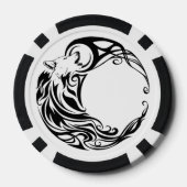 Tribal Wolf Pokerchips (Rückseite)