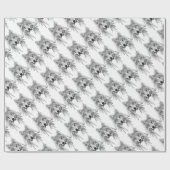 Tribal Wolf Spirit Geschenkpapier (Flach)
