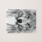 Tribal Wolf Spirit Puzzle (Horizontal)