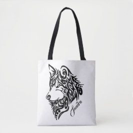 Tribal Wolf Tasche