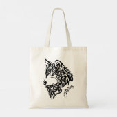 Tribal Wolf Tragetasche (Rückseite)