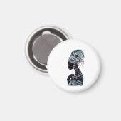 Tribal Women Magnet (Vorderseite/Rückseite)