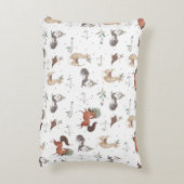 Tribal Woodland Animals Teepee Feathers Arrows Dekokissen (Rückseite(Vertikal))