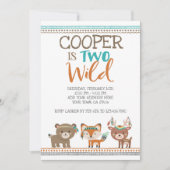 Tribal Woodland Einladung (Vorderseite)