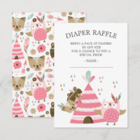 Tribal Woodland Wild One Baby Duwer Windelwindung