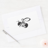 TRIBAL YELLOW JACKET RECHTECKIGER AUFKLEBER (Umschlag)