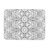 Tribal Zendoodle Design Magnet (Horizontal)
