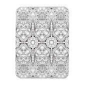 Tribal Zendoodle Design Magnet (Vertikal)