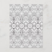 Tribal Zendoodle Design Postkarte (Vorderseite)