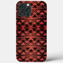 Tribal ZigZag Dreiecke auf Gradienten Dunkler Lach