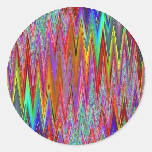 Tribal Zigzag Sticker (Vorderseite)