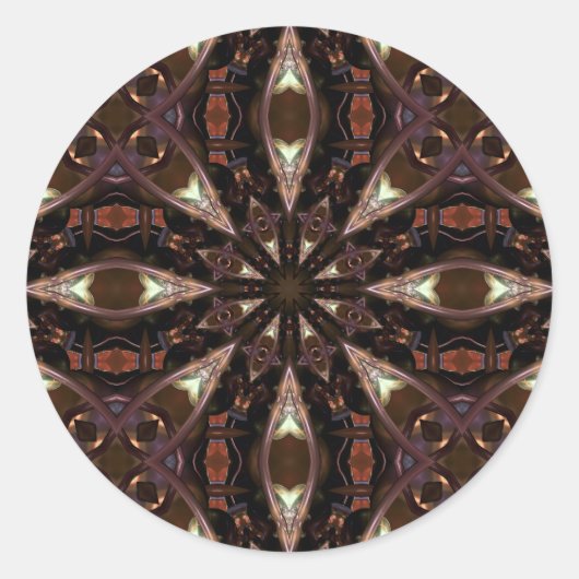 Tribal Zwei Runder Aufkleber (Vorderseite)