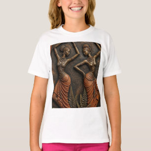 Tribalafrikanisches Erbe, skulpturale Kunst  T-Shirt