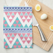 Tribaler Aztec-Farbenmuster Handtuch (Viertel Falte)