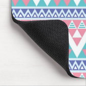 Tribaler Aztec-Farbenmuster Mousepad (Ecke)