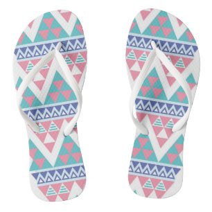 Tribaler Aztec-Farbmuster Badesandalen