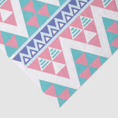 Tribaler Aztec-Farbmuster Seidenpapier (Ausschnitt)