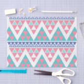 Tribaler Aztec-Farbmuster Seidenpapier (Handwerk)