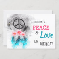 *~ Tribaler Frieden & Liebe Hippie Geburtstag Rust