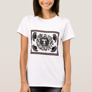 Tribaler Indischer Sonnengott T-Shirt