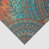 Tribaler Regenbogenverlauf Seidenpapier (Detail)