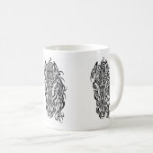 Tribalized Pferd Kaffeetasse (VorderseiteRechts)