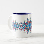 Tribalskopez-Tasse Zweifarbige Tasse (Vorderseite Links)