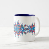 Tribalskopez-Tasse Zweifarbige Tasse (VorderseiteRechts)