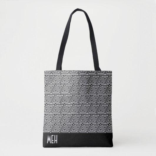 Tribangled-Monogramm Tasche (Vorderseite)