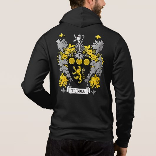 Tribble Coat of Arms Men's Hoodie (Rückseite)