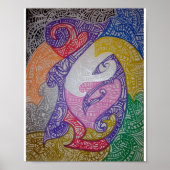 Tribe1 Maori Style Art Poster (Vorne)