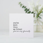 TRIBE 5,25 x 5,25 Karte (Stehend Vorderseite)