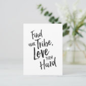 Tribe finden - Inspirationskarte Postkarte (Stehend Vorderseite)