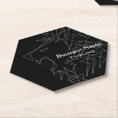 Tribe Roar Lion Kontur Paper Untersetzer (angewinkelt)