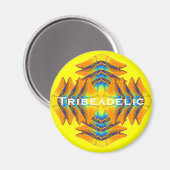 Tribeadelic Logo-Magnet Magnet (Vorderseite/Rückseite)