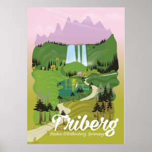 Triberg, Baden-Württemberg, Deutschland Poster