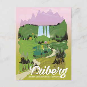 Triberg, Baden-Württemberg, Deutschland Postkarte