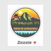 Triberg im Schwarzwald, Baden-Württemberg Deutschl Aufkleber (Blatt)