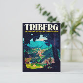Triberg im Schwarzwald, Blick aus dem schwarzen Wa Postkarte (Stehend Vorderseite)