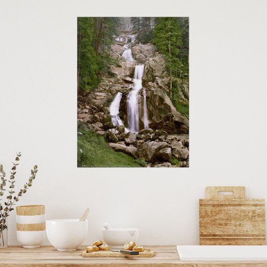 Triberg Wasserfälle Poster (Küche)