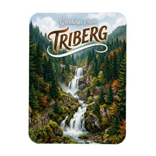 Triberger Wasserfälle Deutschland Magnet
