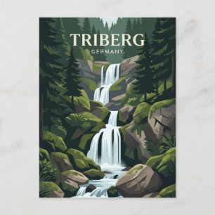 Triberger Wasserfälle Deutschland Postkarte