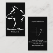 TribeWolf White Visitenkarte (Vorne/Hinten)