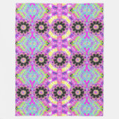 Triblal Pink Design Fleecedecke (Vorderseite)