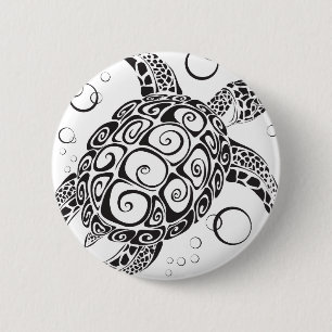 Trible Tattoo Button