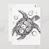 Trible Tattoo Postkarte (Vorne/Hinten)