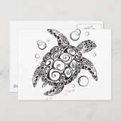 Trible Tattoo Postkarte (Vorne/Hinten)